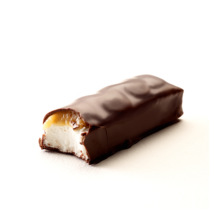 Dark Choc. Fluffy Marshmallow Bar Nutty Sea Salt