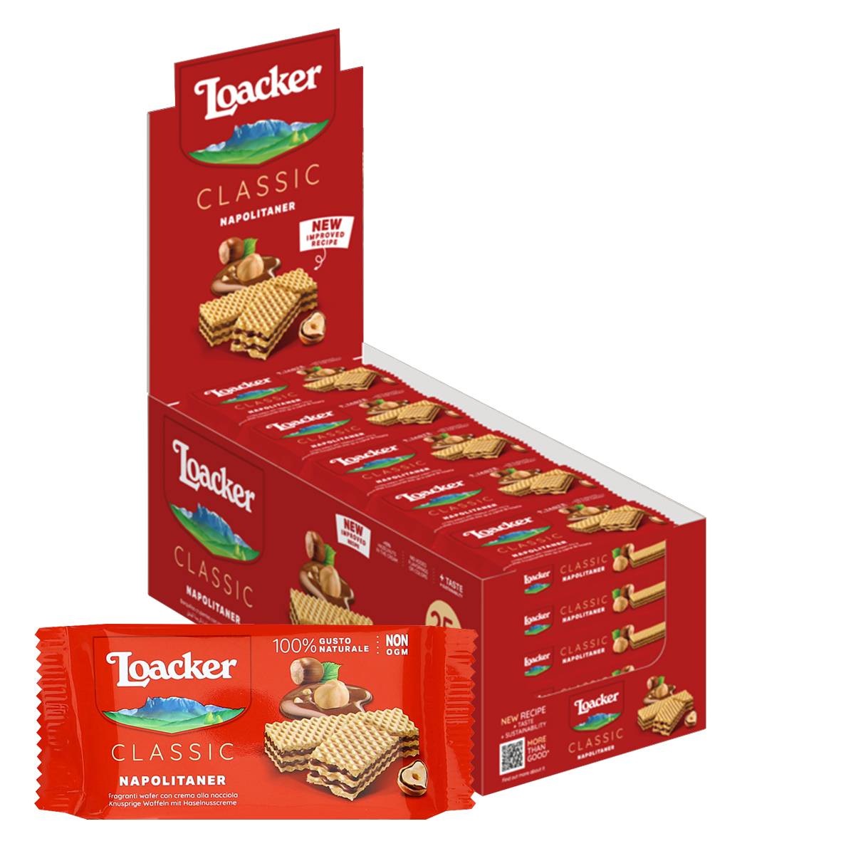 Classic Waffle with Hazelnut Cream