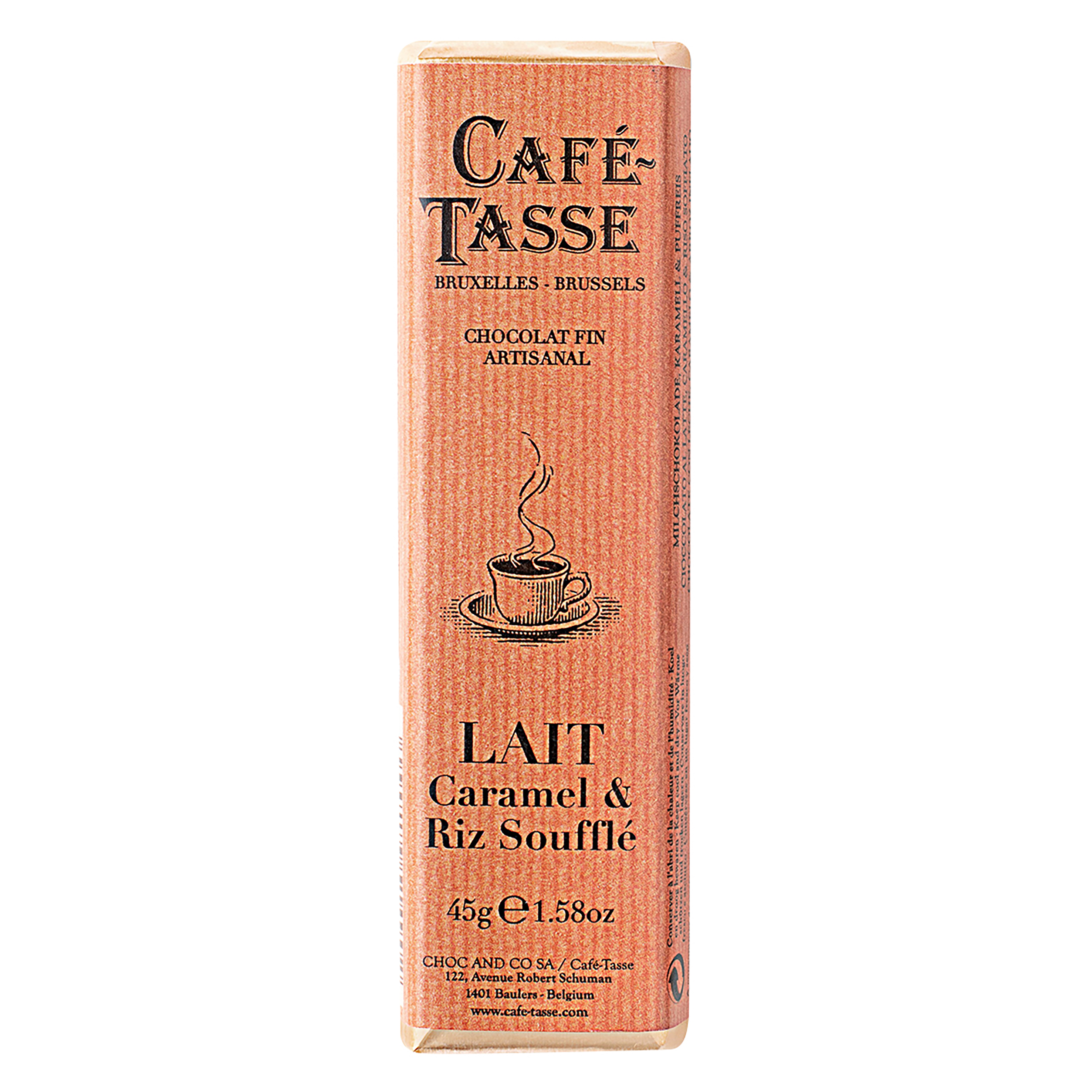 Bars Milk 38 % Caramel & Riz Soufflé (ungefüllt)