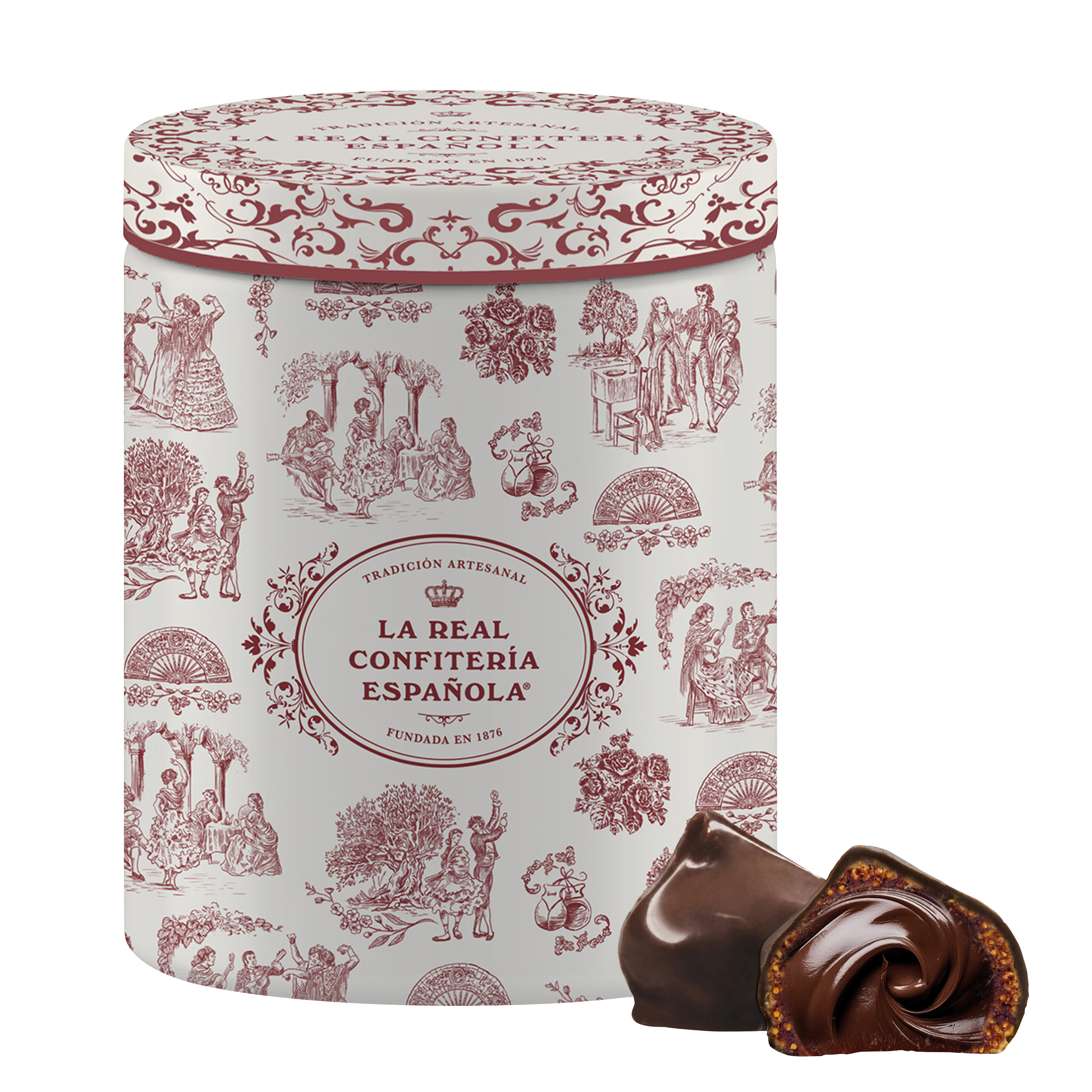 Figs Dark Chocolate Praline Tin