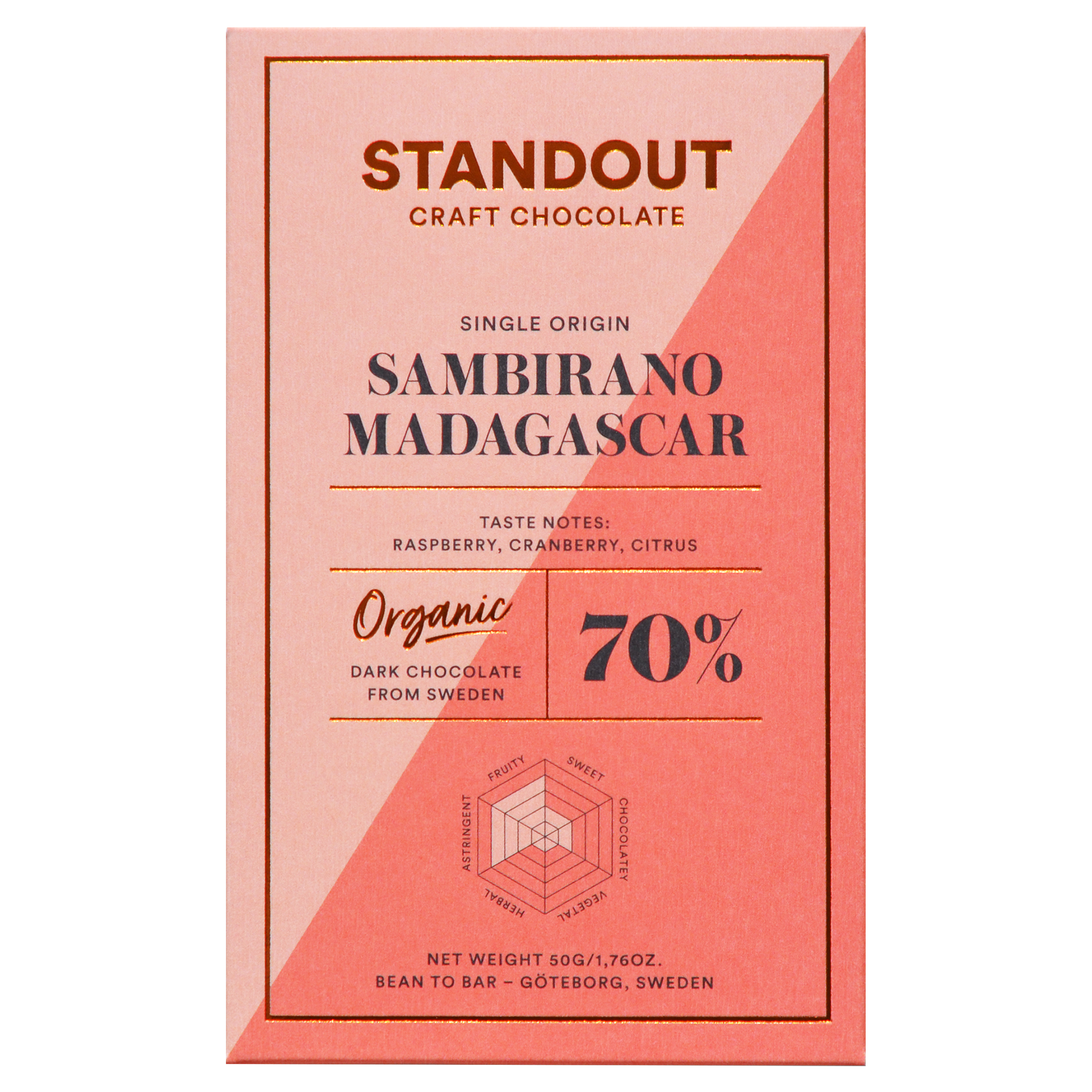 Organic Dark Sambirano Madagascar 70%