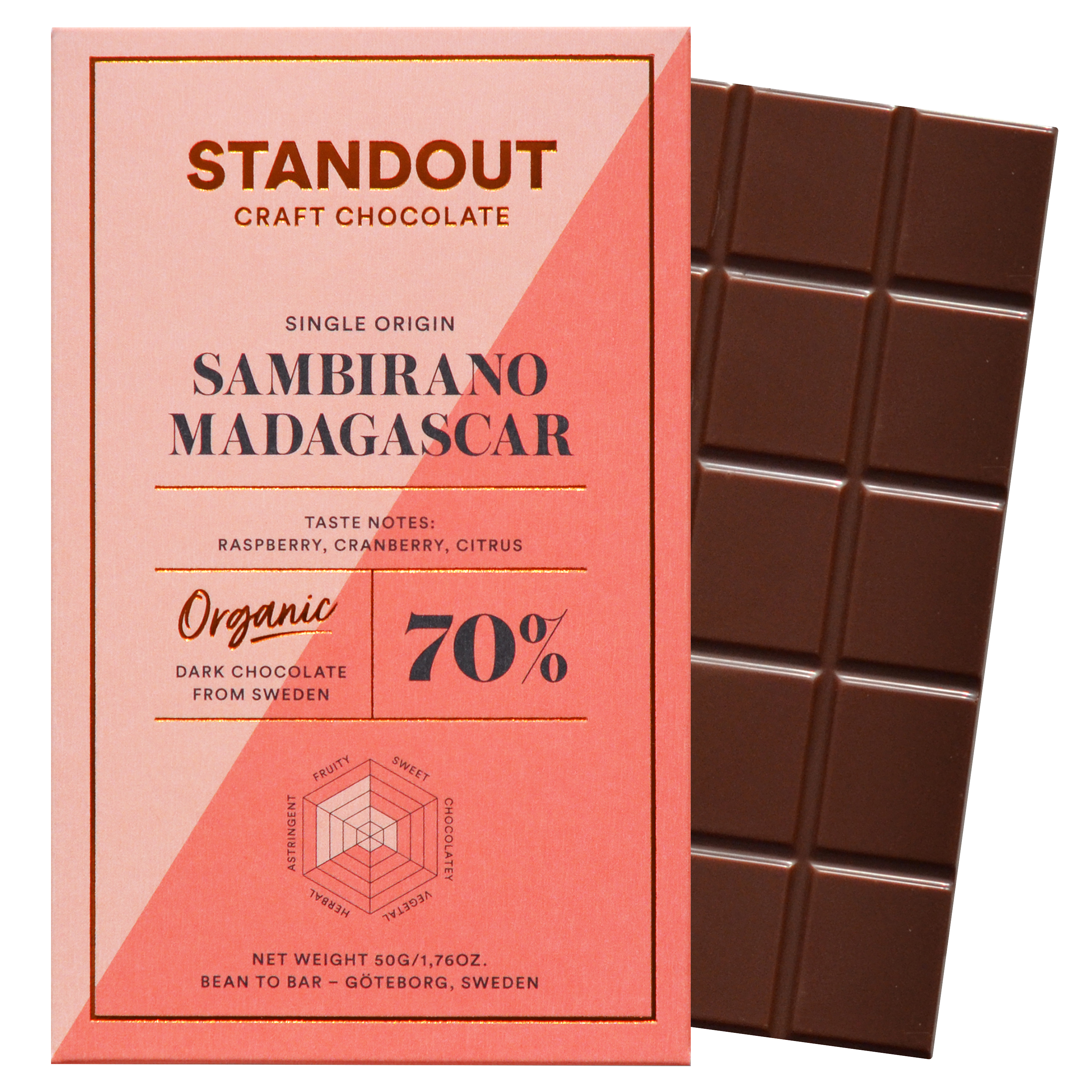 Organic Dark Sambirano Madagascar 70%