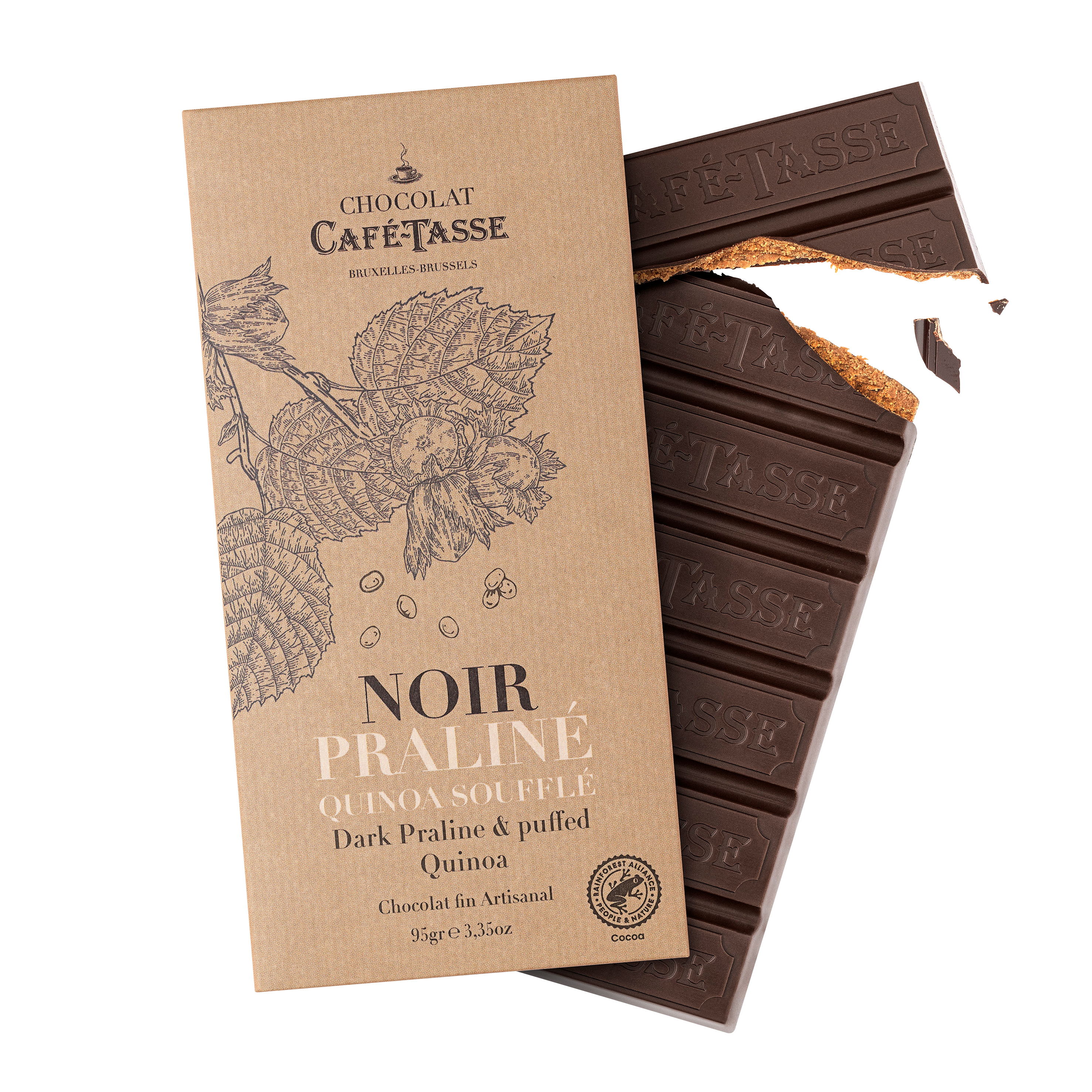 Family Bar Filled Dark Praline & Quinoa (GEFÜLLT)