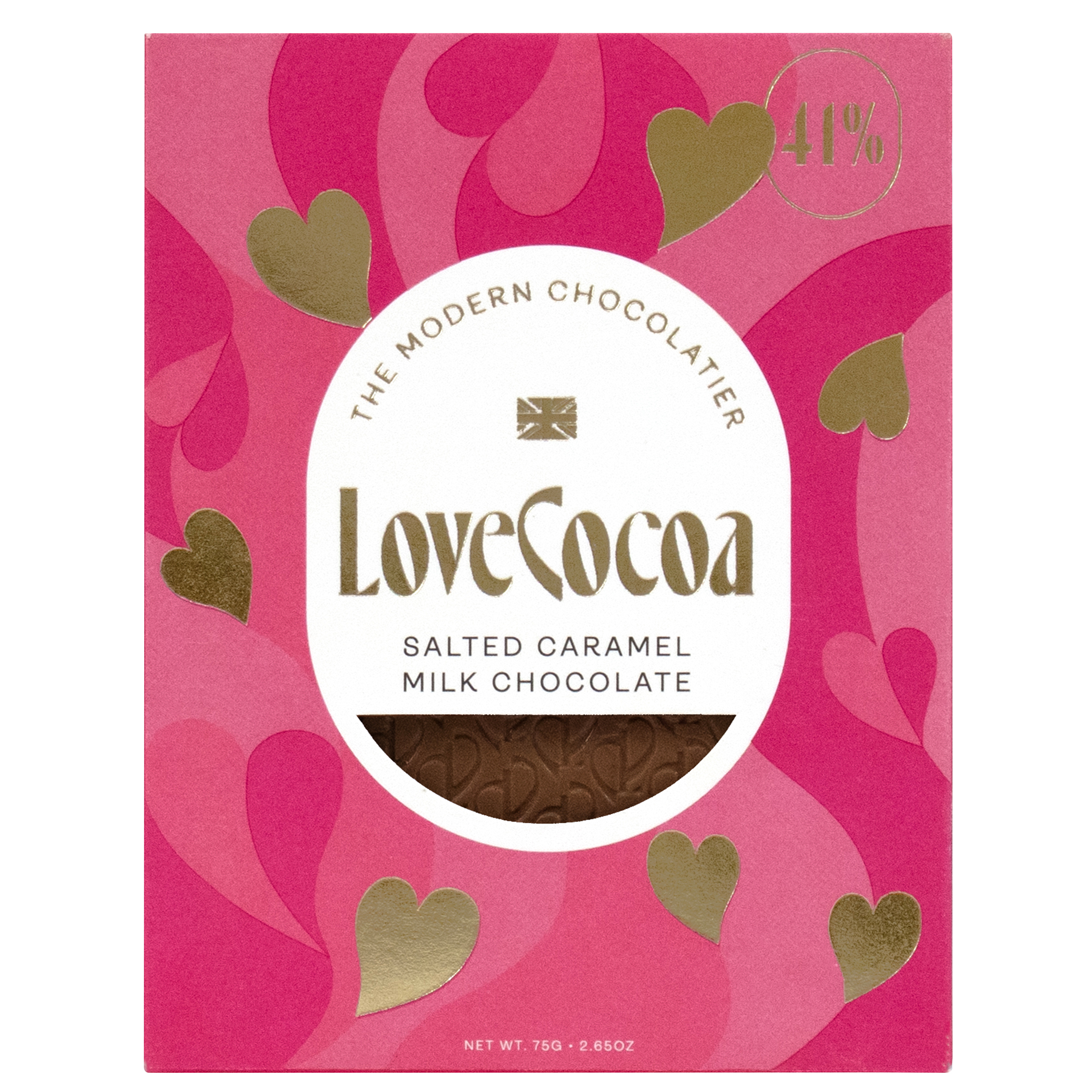 Milk Chocolate Salted Caramel Hearts