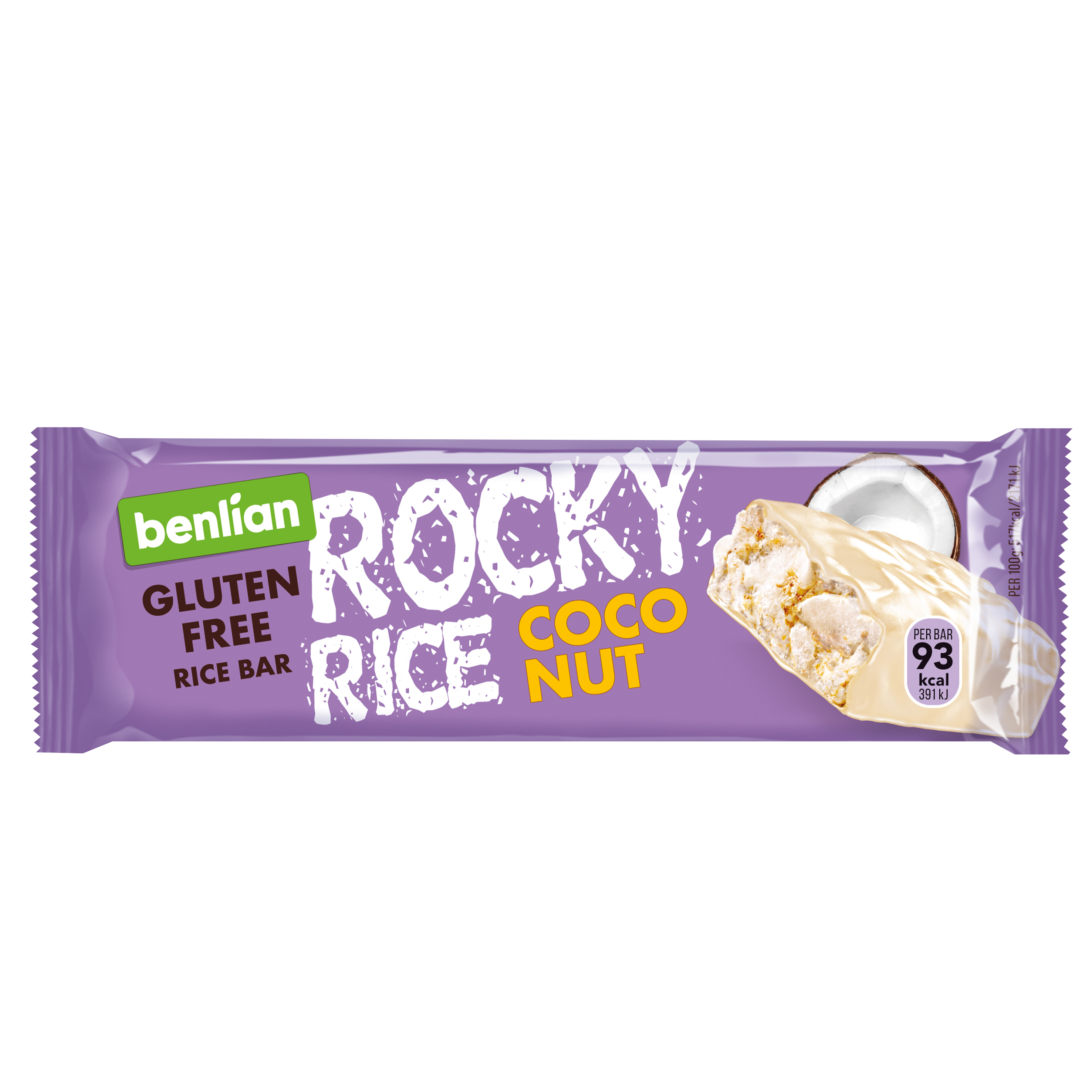 Rocky Rice White Chocolate & Coconut