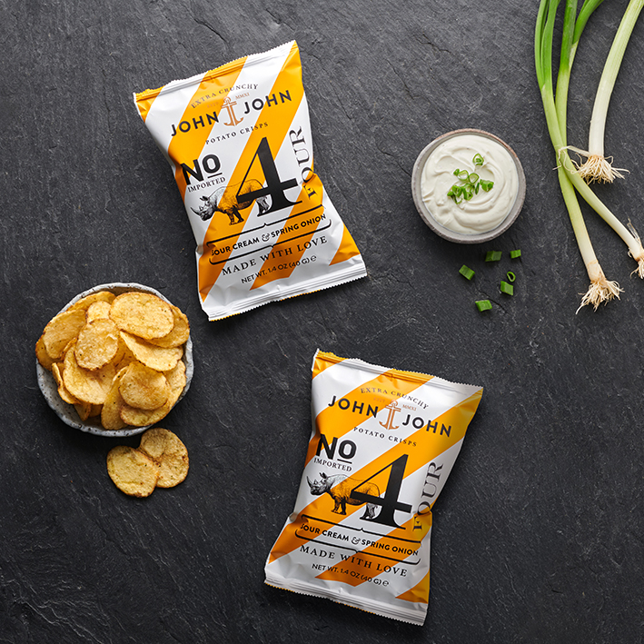 No. 4 Crisps Sour Cream & Spring Onion