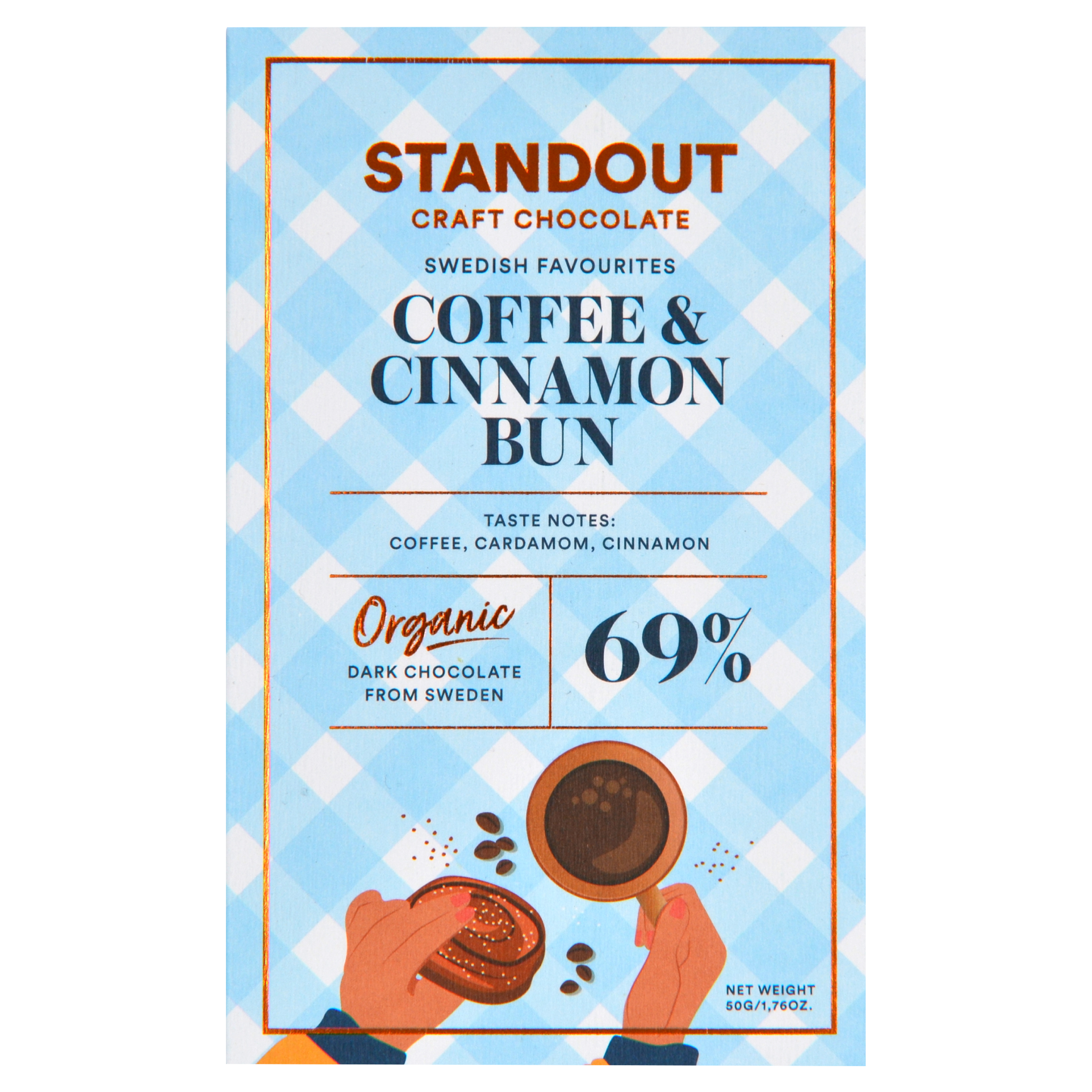 Organic Dark Swedish Favourites Coffee & Cinnamon Bun